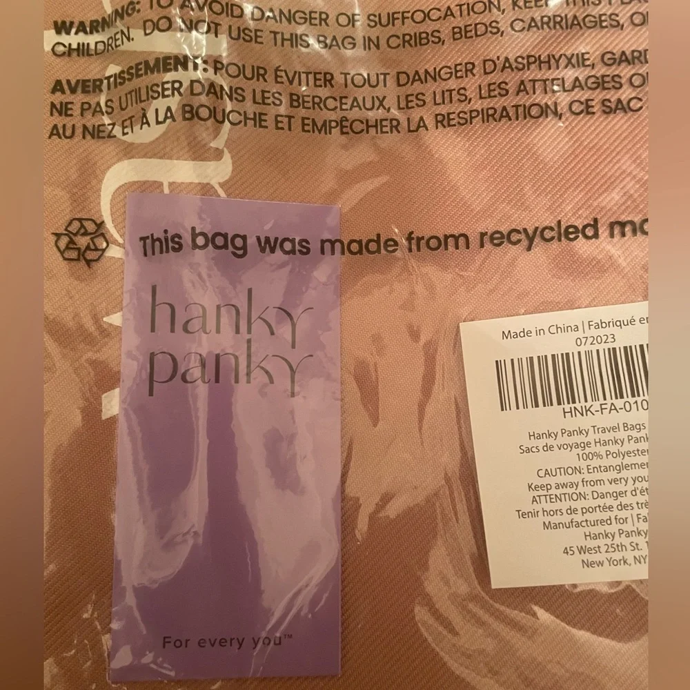 LIMITED EDITION Hanky Panky Travel Bags